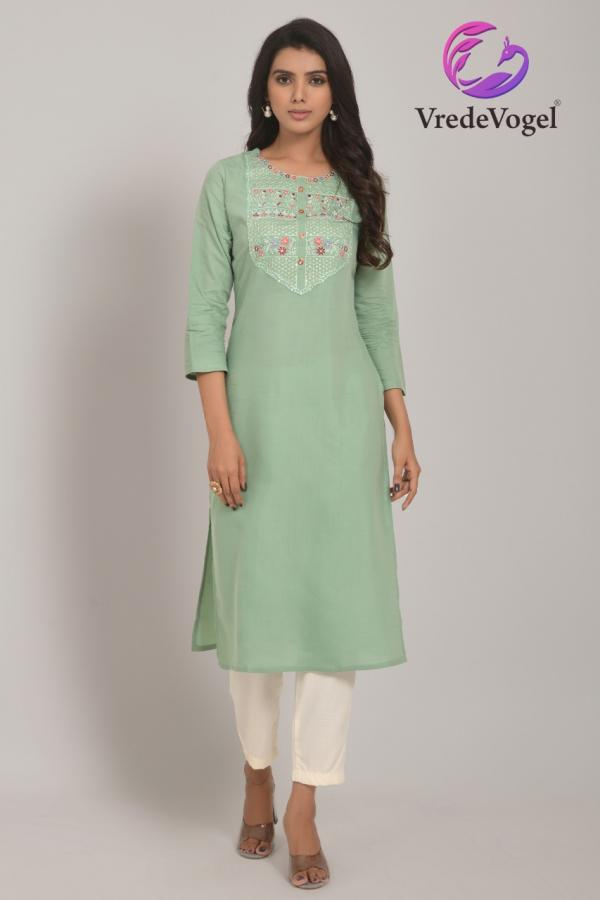 VredeVogel Naari Designer Kurtis Collection